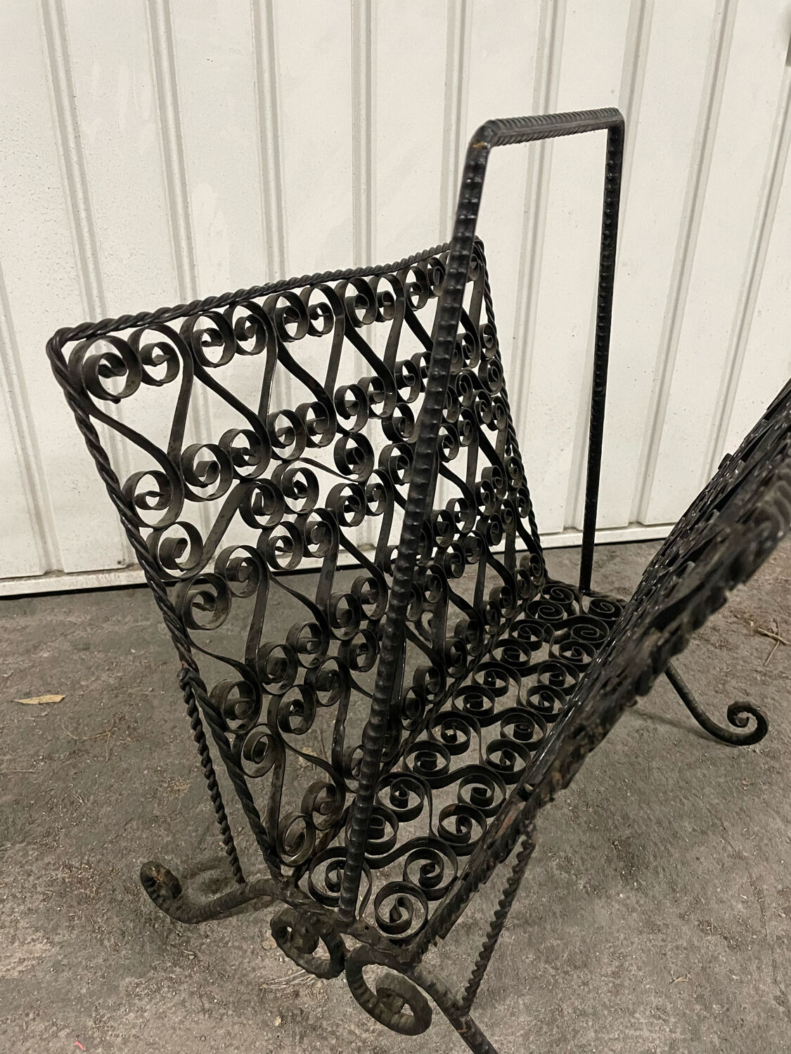 Wrought iron magazine door from the 50s