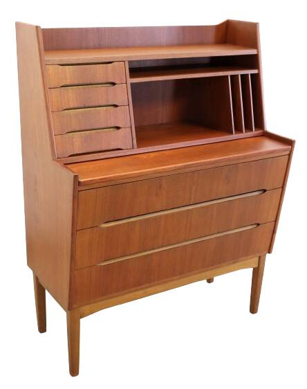 Deens design teak mid century  Secretaire 'Gilleleje'