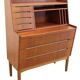 Deens design teak mid century  Secretaire 'Gilleleje'