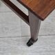 1970s, Danish side table, original very good condition, teak wood, rattan.