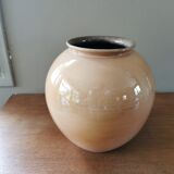 Vase boule vintage céramique artisanale