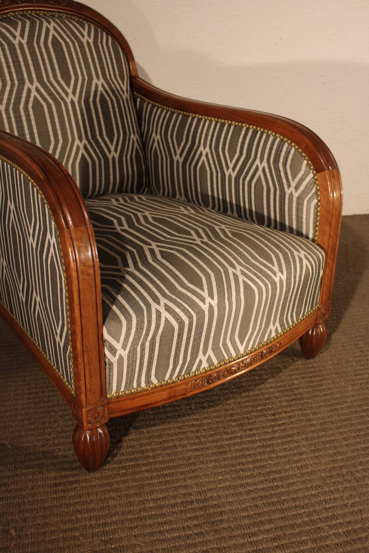 Pair of Art Deco armchairs