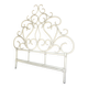 White bentwood headboard