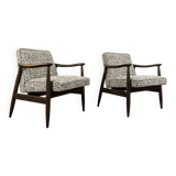 Fauteuils GFM-87 du milieu du siècle par J. Kędziorek, GFM, Pologne, années 1960, lot de 2