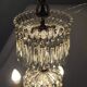Napoleon III chandelier with crystal pendants, signed Portieux, 19th century.