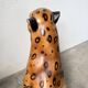 XL Italian ceramic leopard sculpture statue 1970