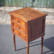 Vintage wood bedside table