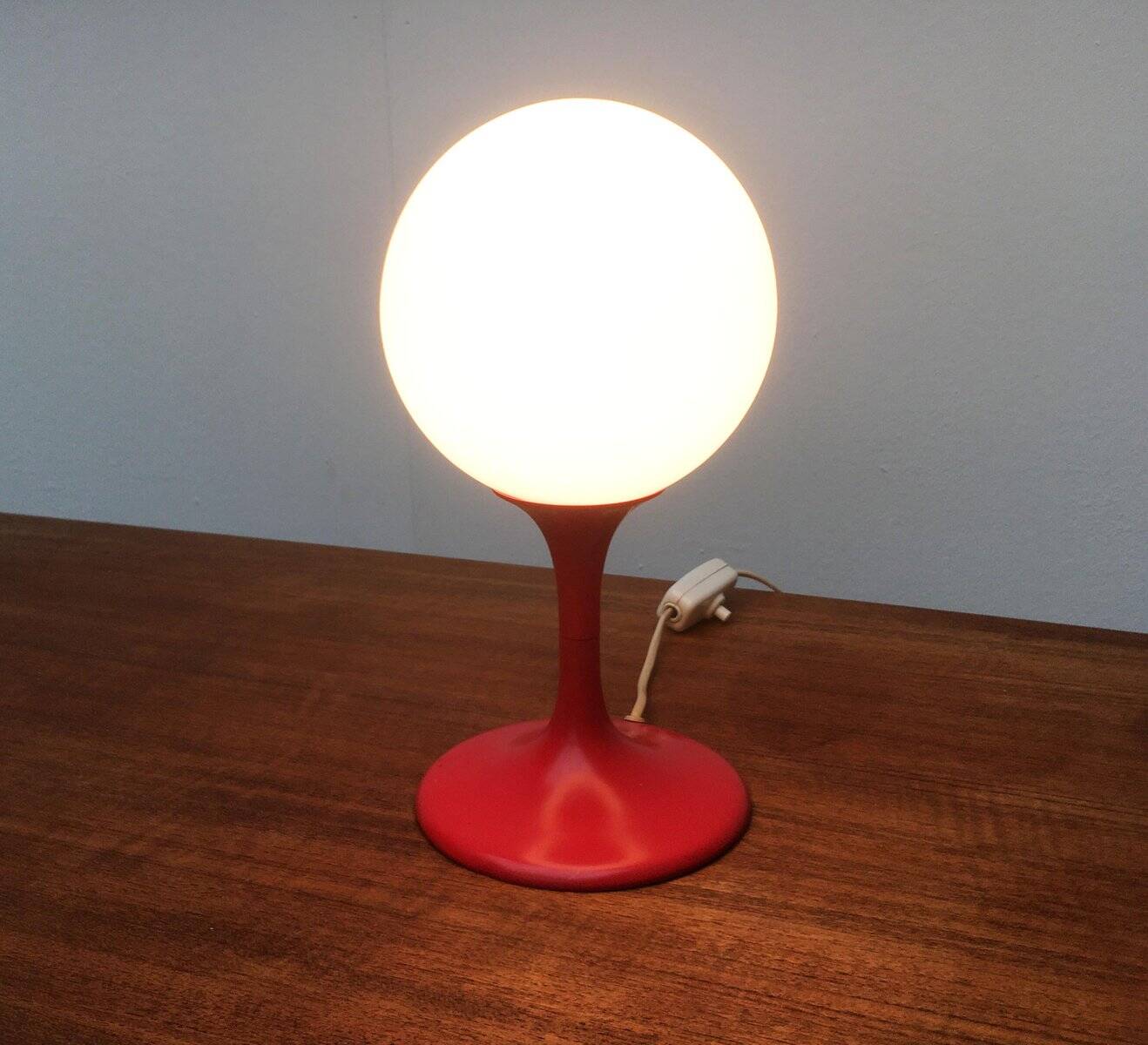 Swiss Space Age table lamp by E.R. Nele for Temde