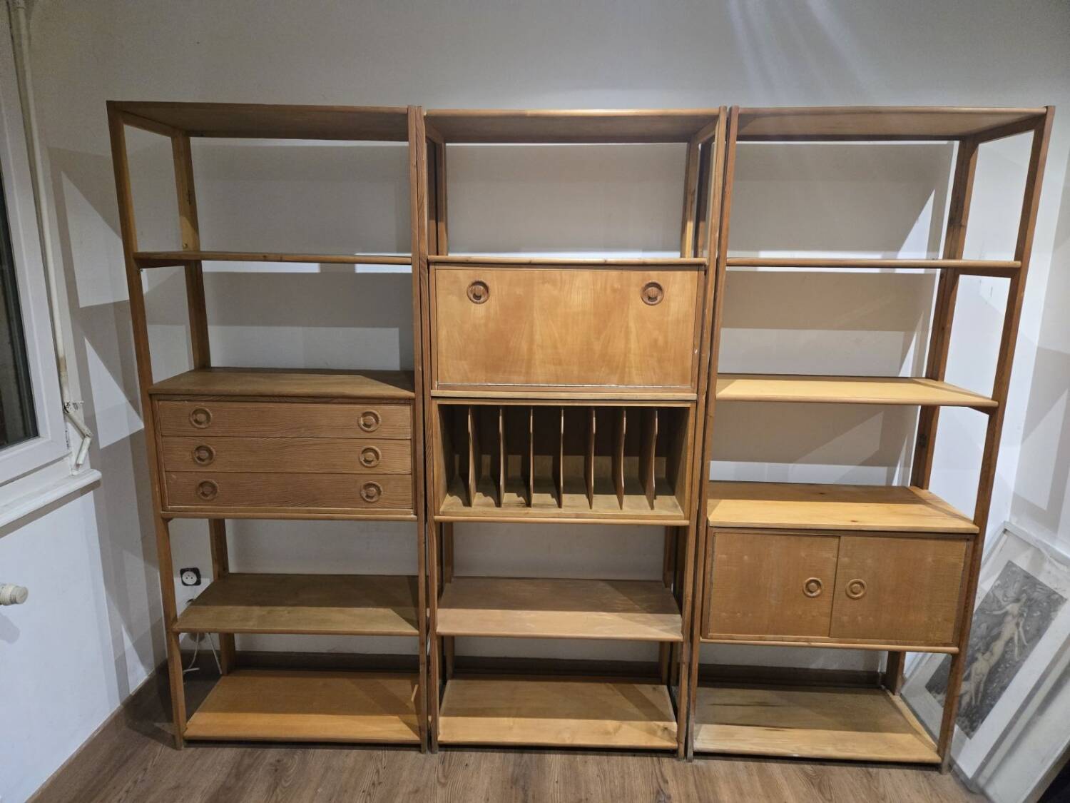 Vintage modular shelf, 1970s