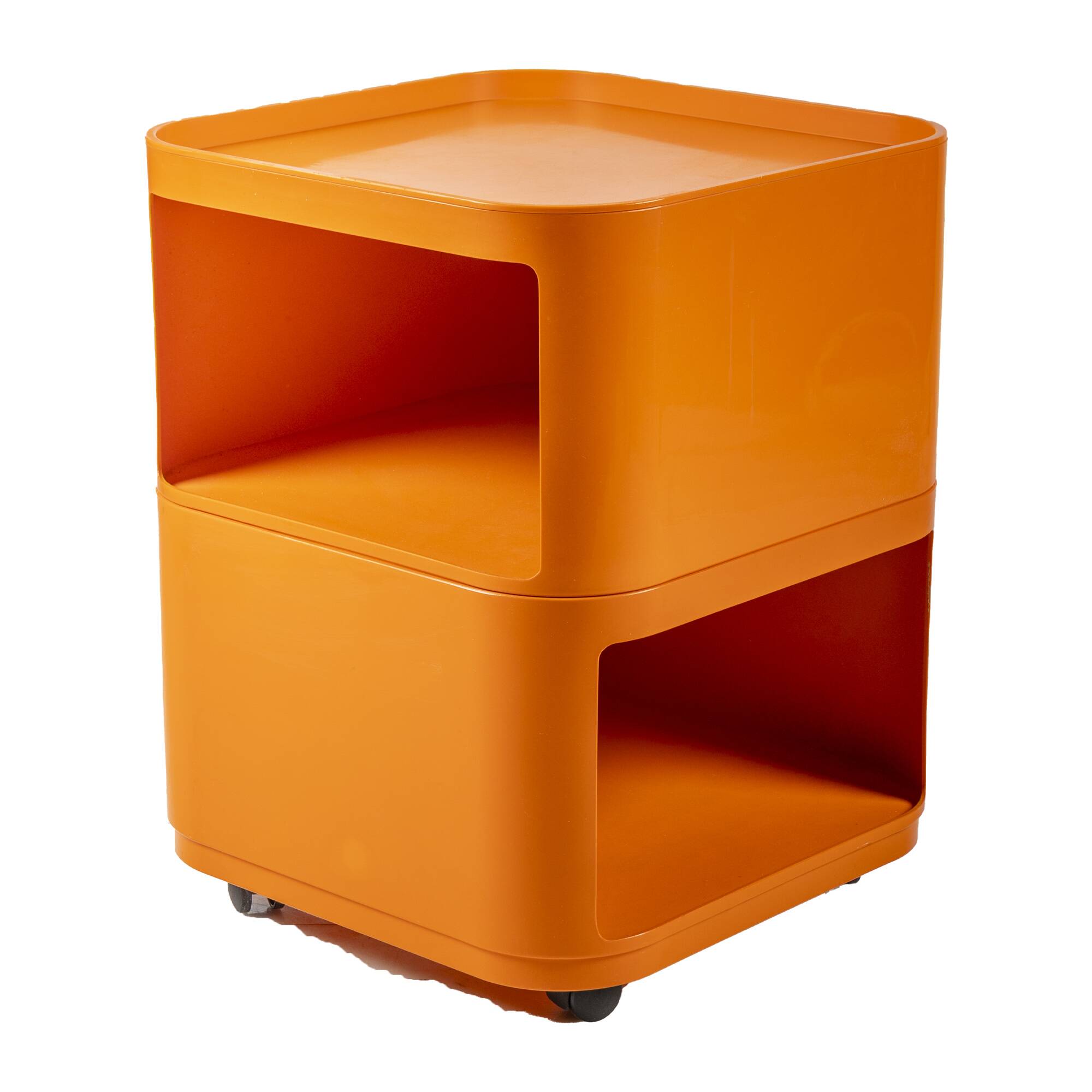 Orange Componibilli by Anna Castelli Ferrieri for Kartell