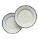 2 antique porcelain dessert plates in the Empire style, 19th century