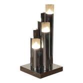 Table lamp with chrome tubes by VM Designer, Italy, 1970s.