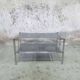 Chrome metal coffee table