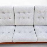 Mid-Century Danish Vintage 3-Seater Sofa in Teak, Denmark, 1960s