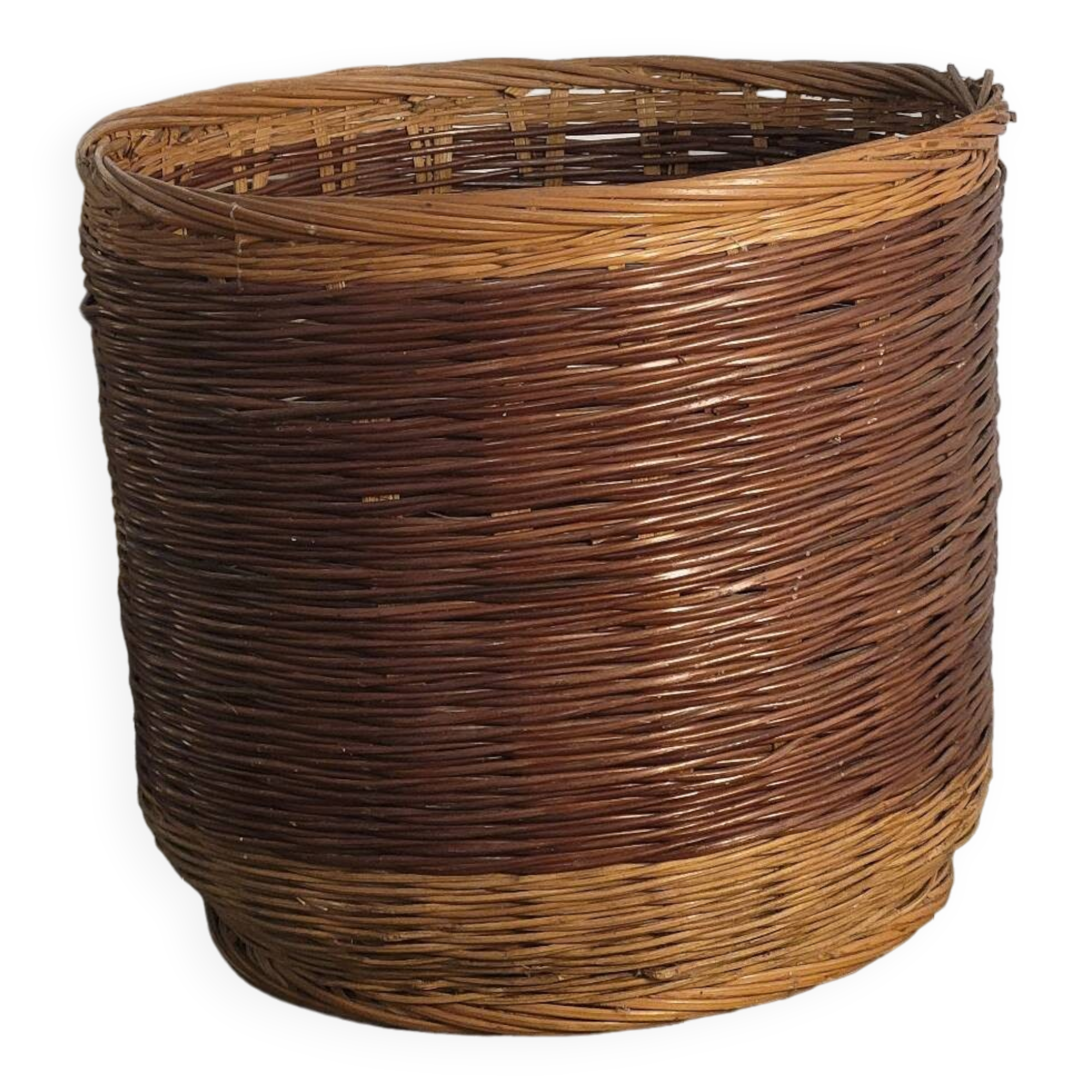 Wicker rattan planter