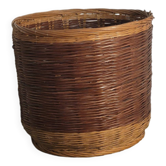 Wicker rattan planter