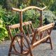 Rattan magazine rack 70s