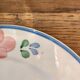 5 assiettes à dessert Italiennes fleurs