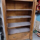 Oak ogee cabinet