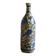 Antique Iznik Style Pottery Bottle with Birds, Ottoman Revival Ceramic Vase