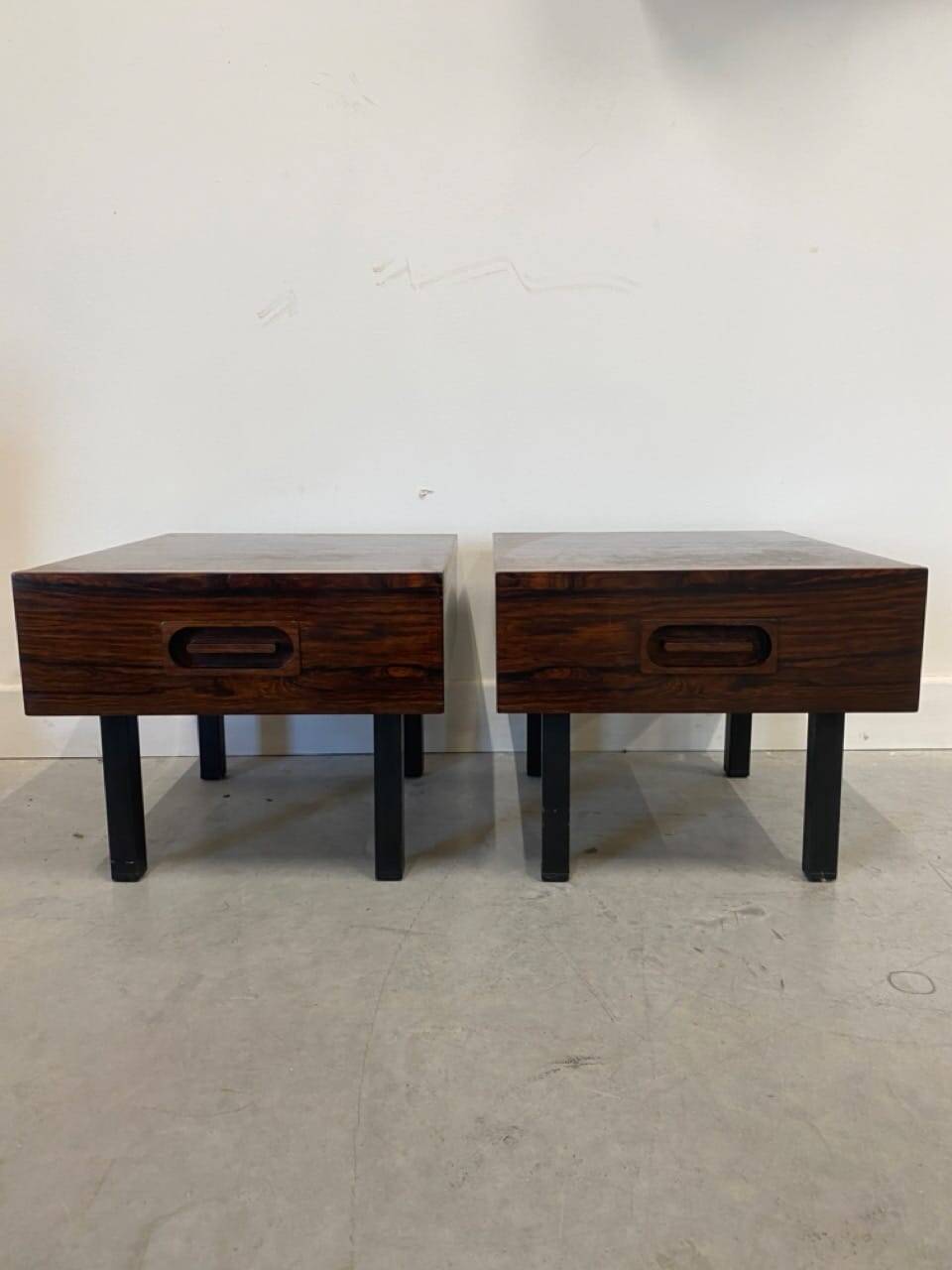 Pair of vintage Scandinavian bedside tables