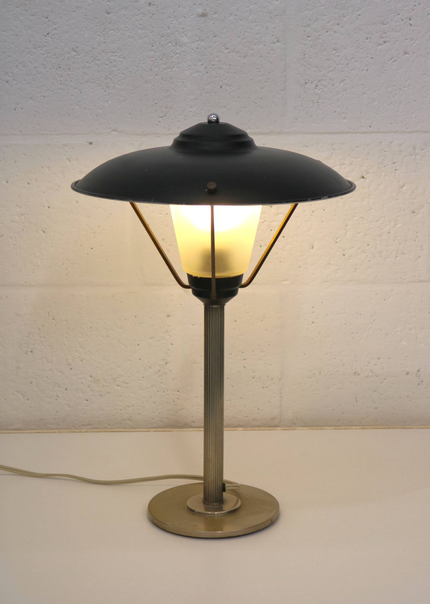 A striking modernist table lamp dating from the 1950s.
