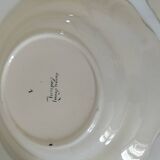Antique Longchamp plates – “Tulips” model – 1950s-1960s