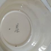 Vintage Longchamp plates – "Tulips" model – 1950s-60s