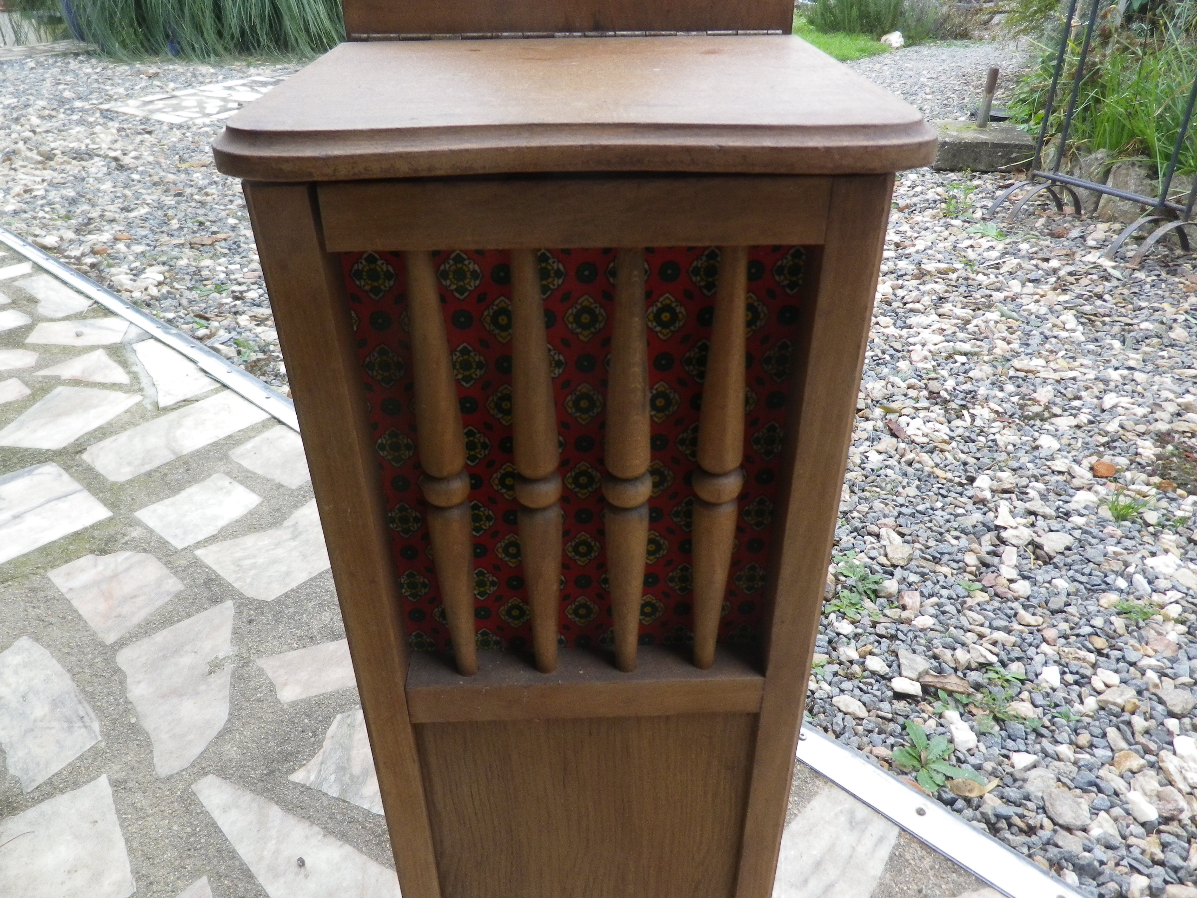 Old bread hutch in chene