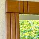 Art deco beech mirror