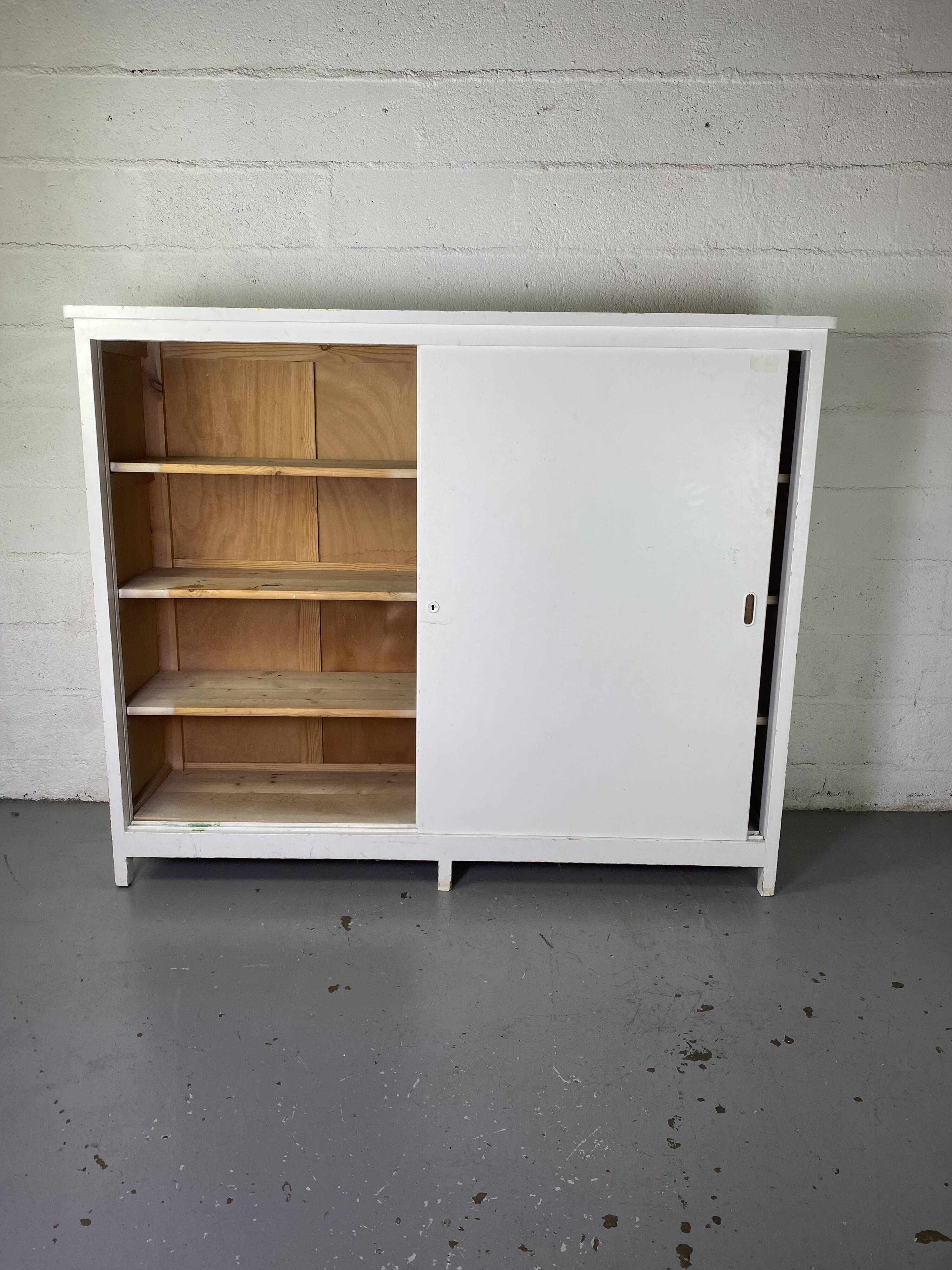 White school cabinet