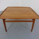 Large Danish Teak Coffee Table by Grete Jalk for Glostrup, 1960s