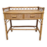 Vintage rattan dressing table