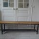Industrial bench metal structure