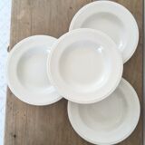 Oxford White Hollow Plates