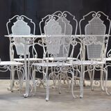 Ensemble table et chaises 1950