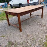Country Pine Farmhouse Table, 4 Drawers.