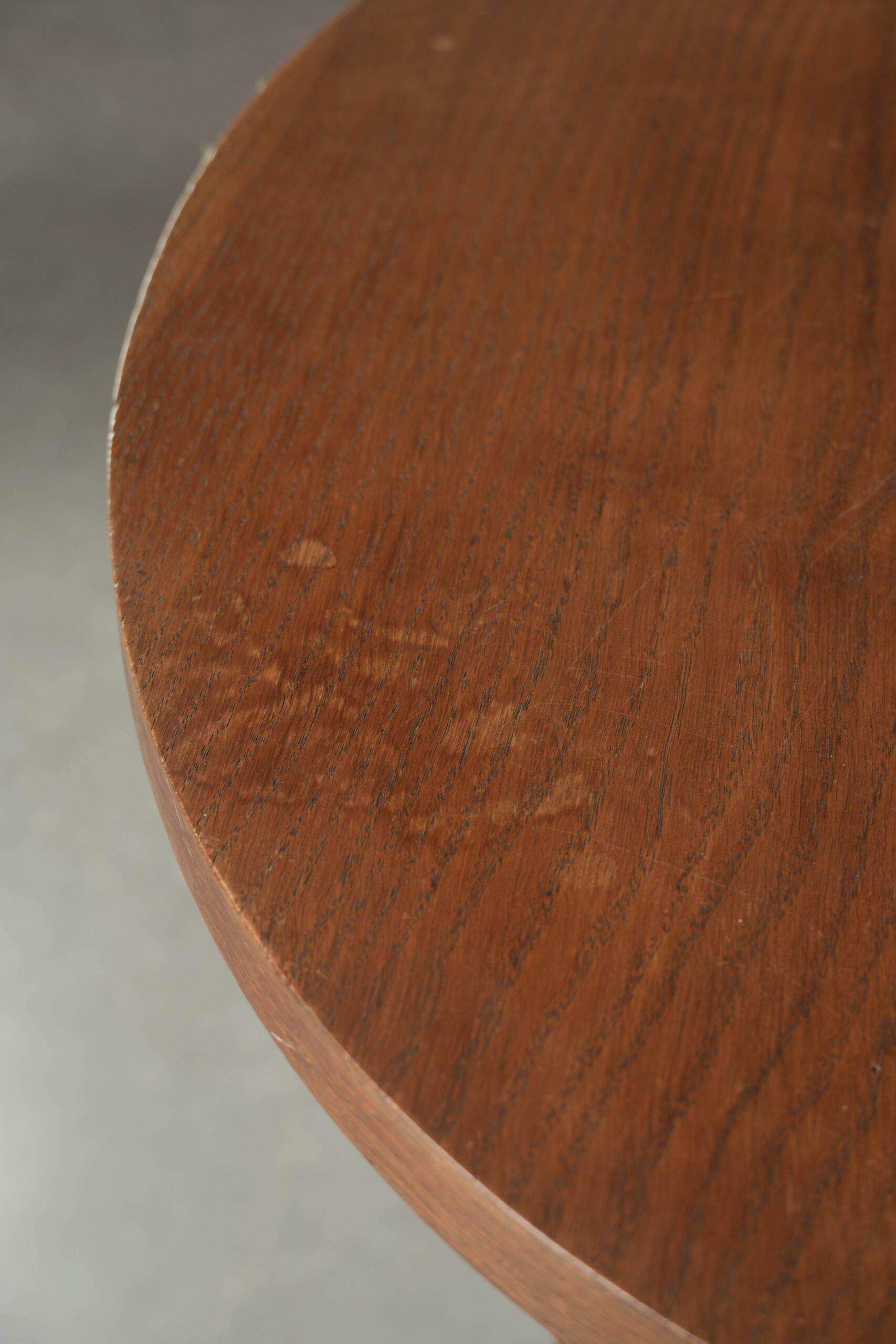 Dutch oak side table / centre table in Amsterdam School design