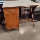 Desk from the 50s with compass feet