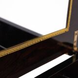 Stylish opening table, Napoleon style console, France.