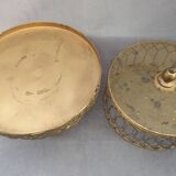 Servant Display Cake Stand Cake Sandwich Candy Bar Gold Metal