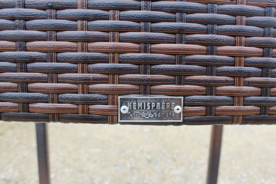 Garden furniture a standing table and 4 stools