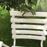 4 garden armchairs