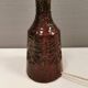Ceramic table lamp in beautiful glaze, Danish and estimated from the 1970s.