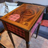 Refurbished wooden bedside table