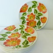 6 Moulin des Loups Orchies Ontario pattern dessert plates 210686