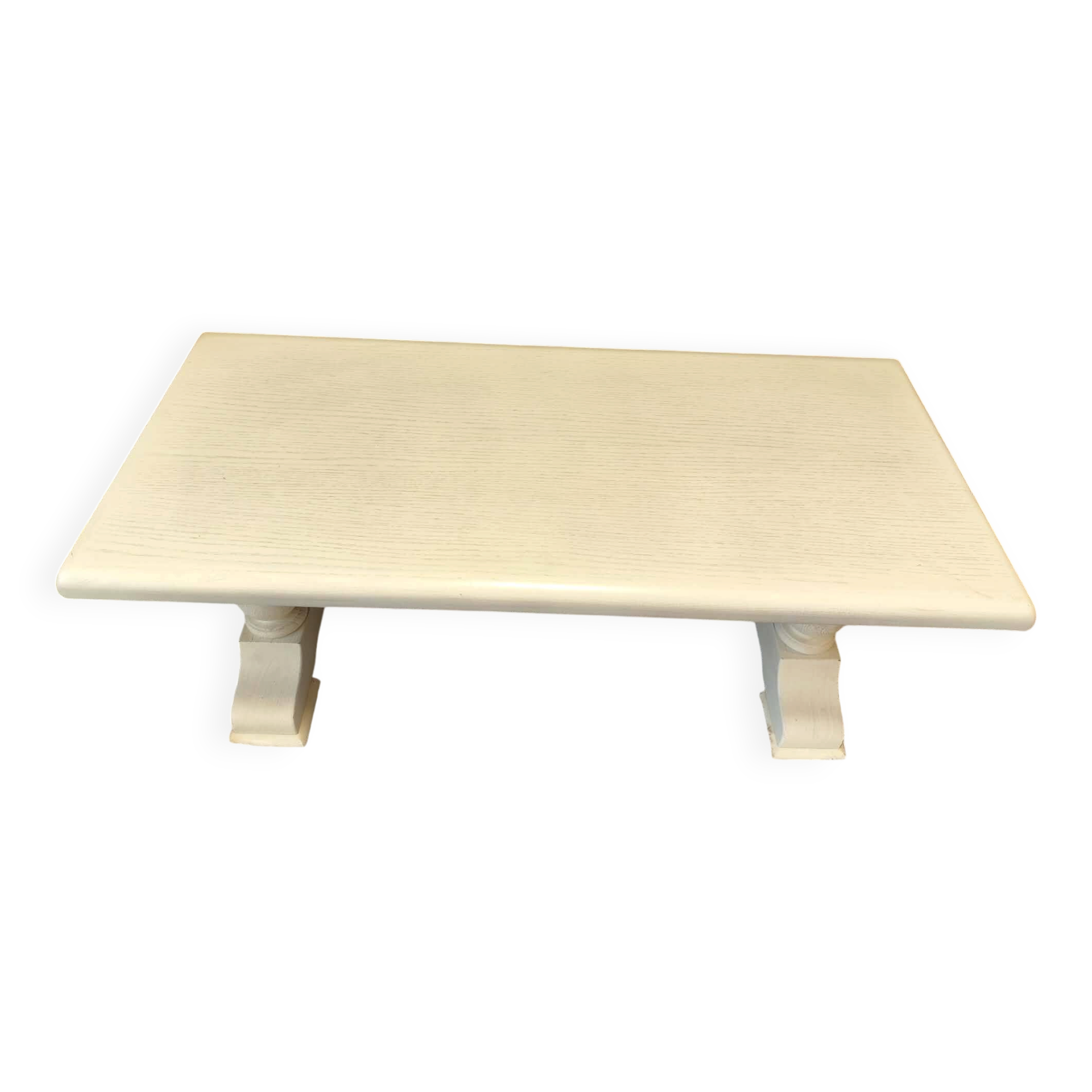 Oak solid wood coffee table entrance bench