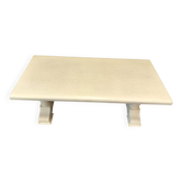 Oak solid wood coffee table entrance bench