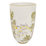 Large porcelain vase from the mid-century, hand-painted, Hutschenreuther, Selb, Germany, 1950s.