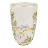 Grand vase en porcelaine du milieu du siècle, peint à la main, Hutschenreuther, Selb, Allemagne, années 1950